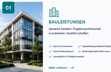 Moderne Bau- und Renovierungsprojekte